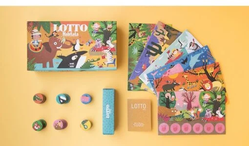 Habitats Lotto Kinderspiel