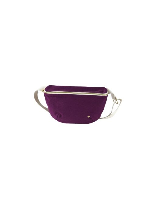 bum bag organic cotton purple iona scaled